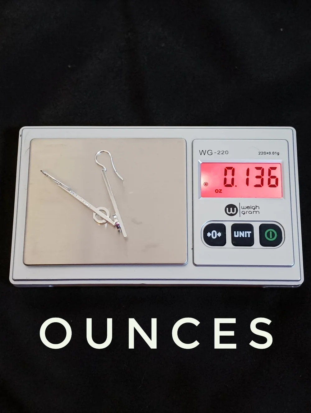 Vintage Sterling Silver Modern Geometric Linear Drop Earrings 90s Minimalism